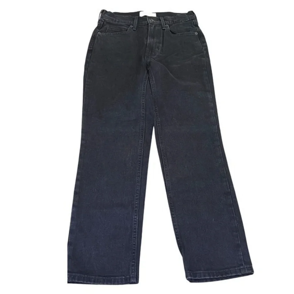 Everlane Denim The Original Cheeky‎ Jean Black High Rise Scandi Capsule Wardrobe